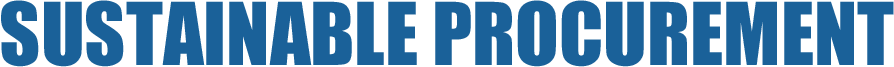 Sustainable procurement